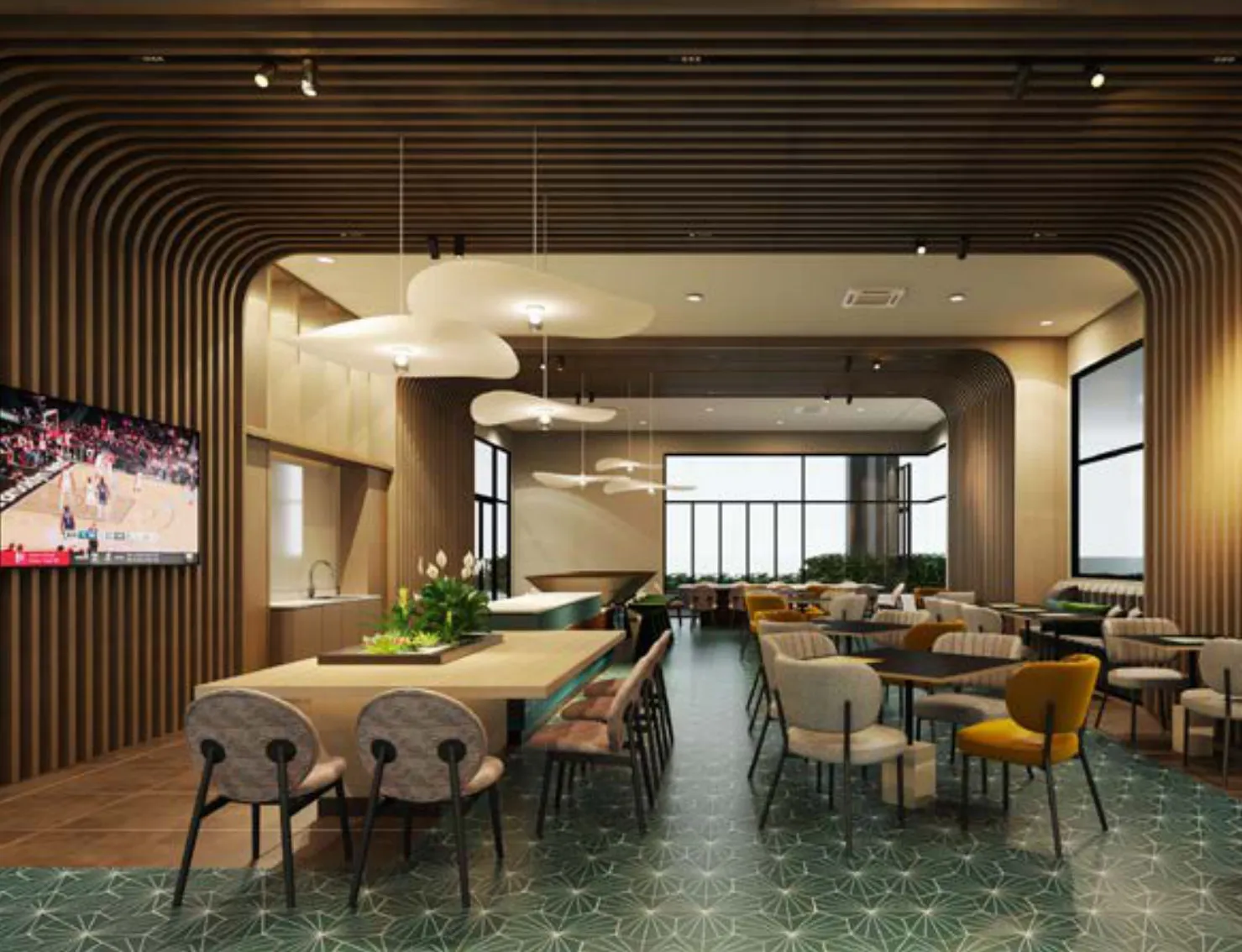 Outdoor lounge, Level 3A